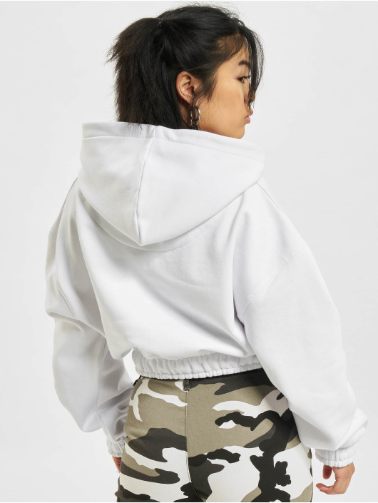 DEF Hoodie Cropped white