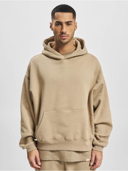 DEF Herren Hoody Oversized in beige