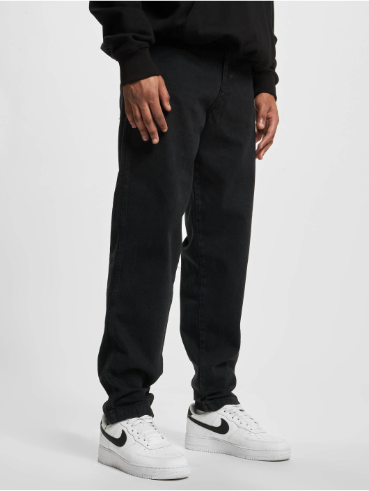 DEF Herren Loose Fit Jeans Tapered Loose Fit in schwarz