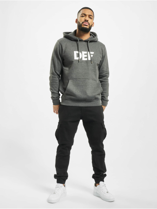 DEF Sweat capuche Til Death gris