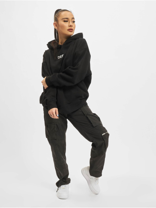 DEF Sweat capuche Double noir
