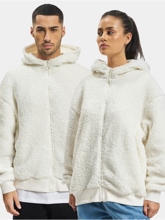 DEF Sweat capuche zippé Naomi blanc