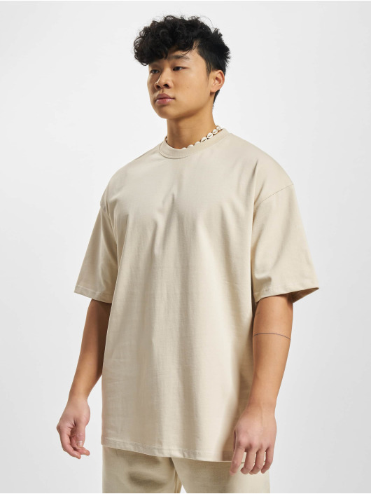 DEF T-Shirt Wavy beige
