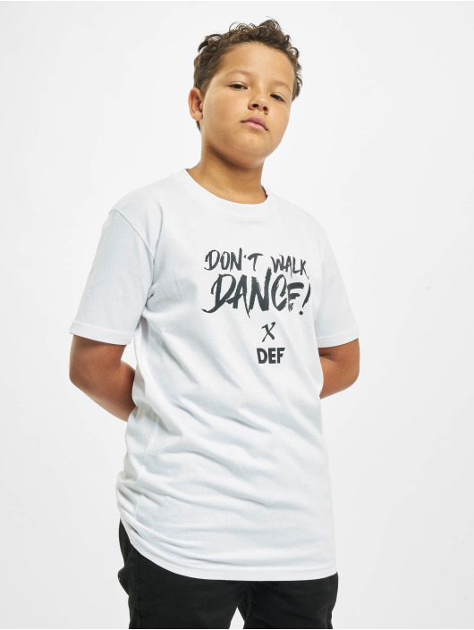 DEF T-shirt Don't Walk Dance bianco