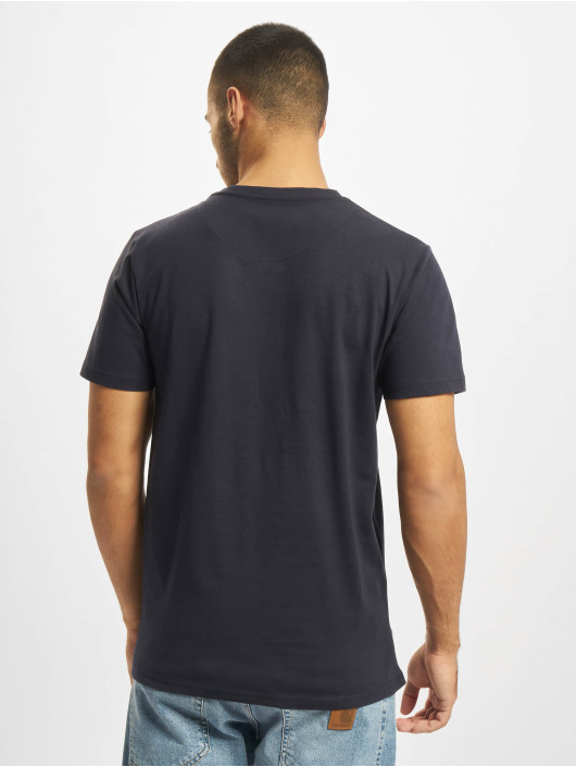 DEF T-Shirt V-Neck bleu