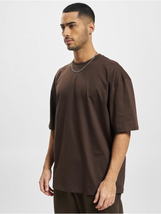 DEF Herren T-Shirt Oversized in braun