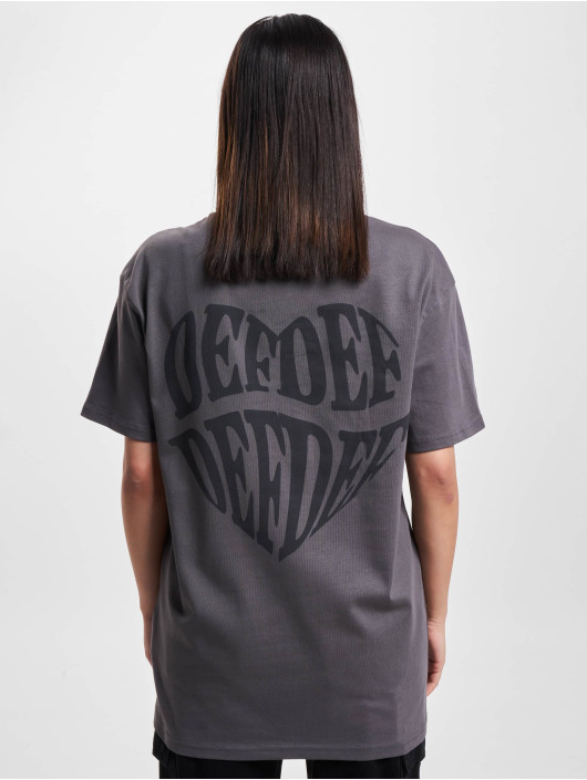 DEF T-Shirt Oversized HEART grau