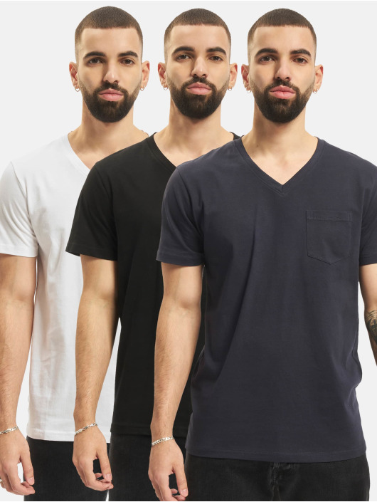 DEF T-Shirt 3 Pack noir