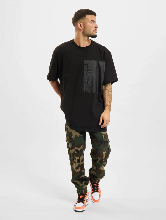 DEF T-Shirt Basic Pocket noir