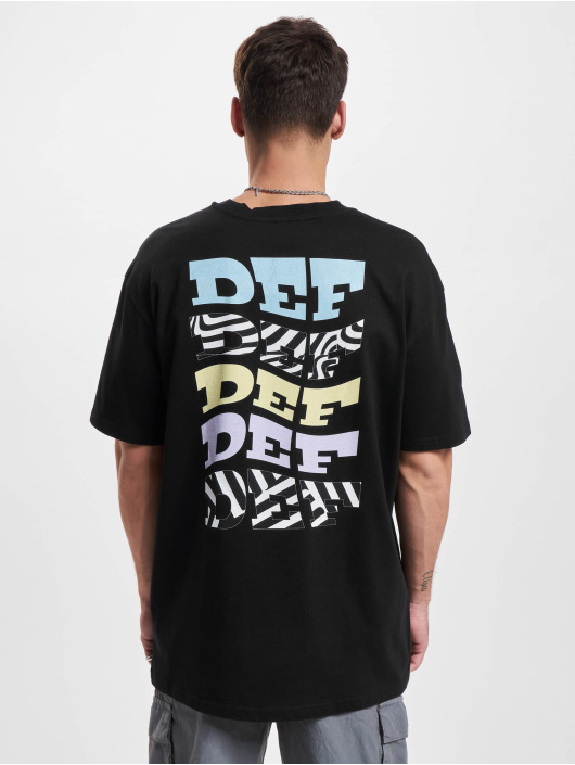 DEF T-Shirt Oversized ZEBRA noir