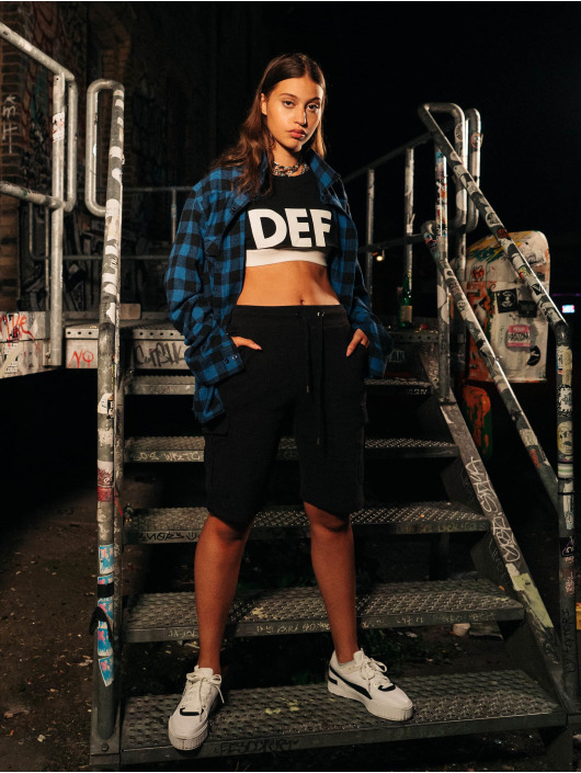 DEF T-Shirt Sizza schwarz