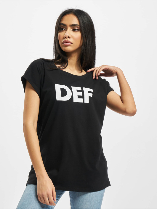 DEF T-Shirt Sizza schwarz
