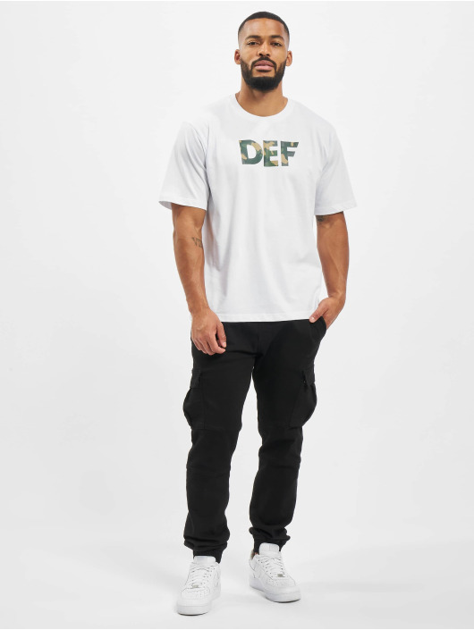 DEF T-Shirt Signed weiß
