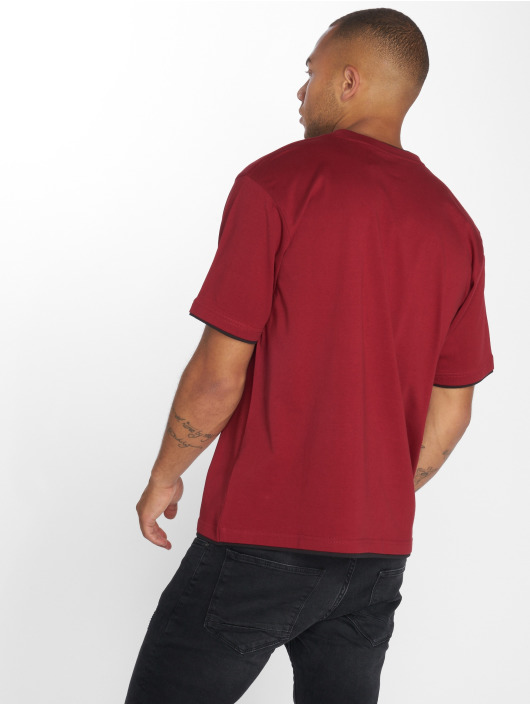 DEF T-Shirty Basic czerwony