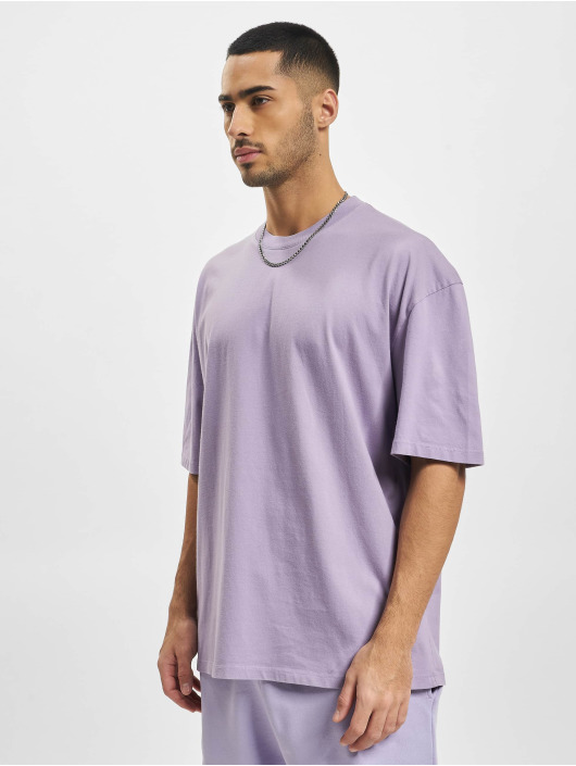 DEF T-Shirty Oversized fioletowy
