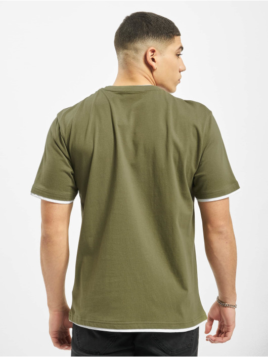 DEF T-Shirty Basic oliwkowy