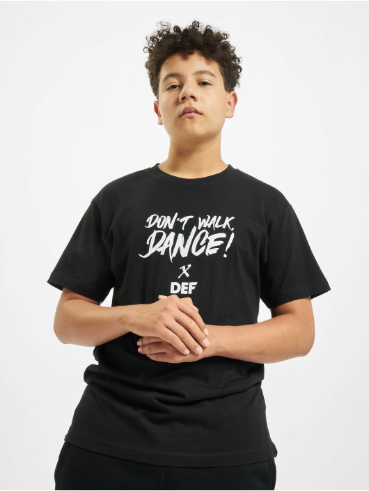 DEF T-skjorter Don't Walk Dance svart