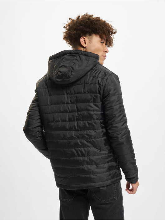 Denim Project Lightweight Jacket Quilted Hood black