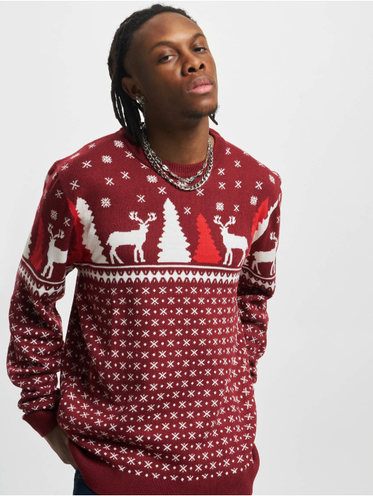 Denim Project Pullover XMas Deer Knit red