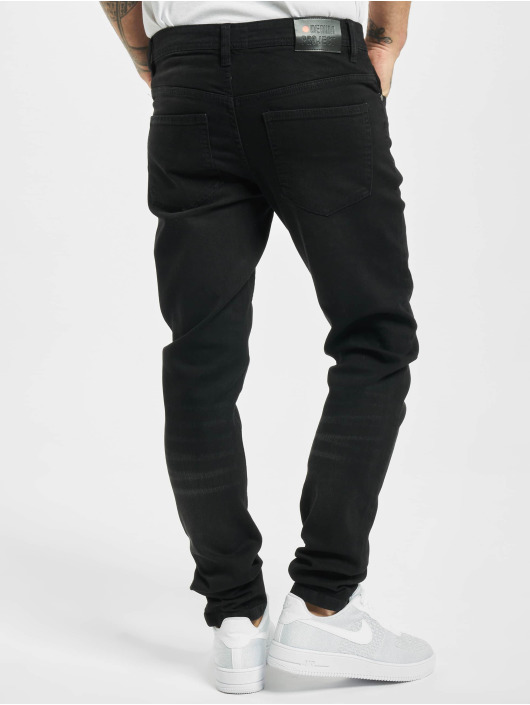 Denim Project Skinny Jeans Mr. Black schwarz
