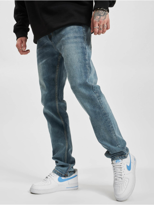 Denim Project Straight Fit Jeans Dpreg. blau