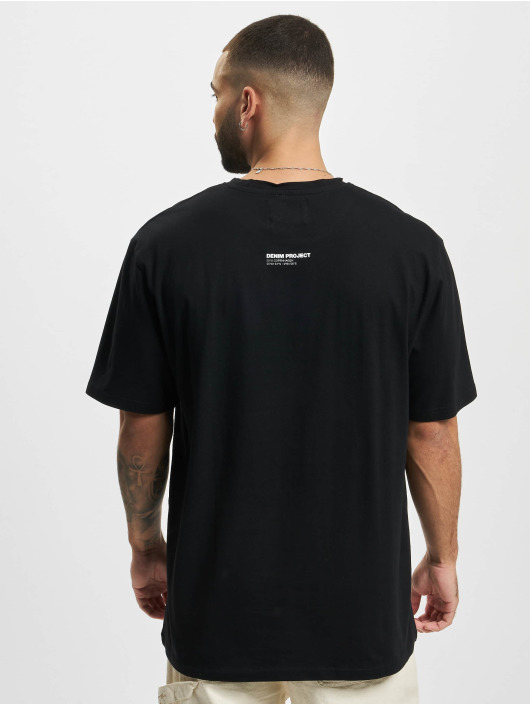 Denim Project T-Shirt Dpdot Cph Oversize schwarz