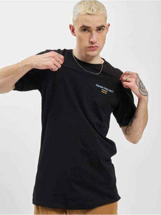 Denim Project t-shirt Dplogo Color Details zwart