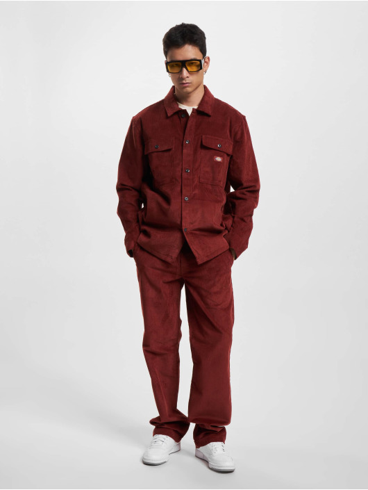 Dickies Corduroy broek Higginson rood