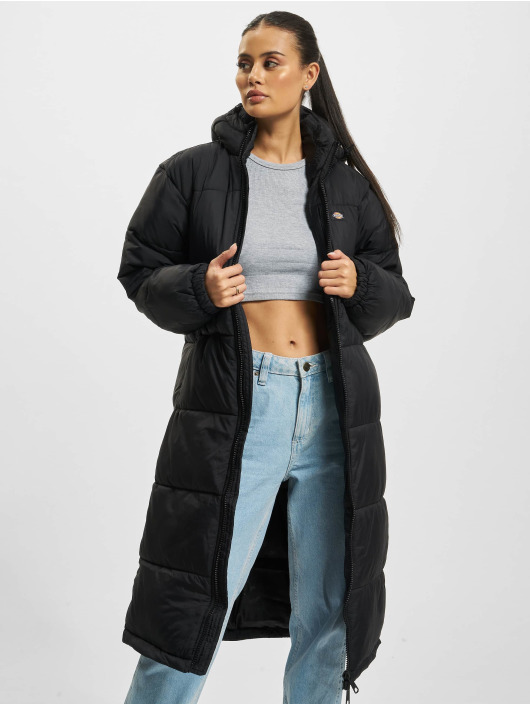 Dickies Parka Alatna Long Puffer zwart