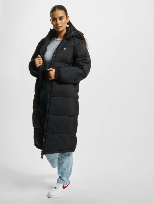 Dickies Parka Alatna Long Puffer zwart