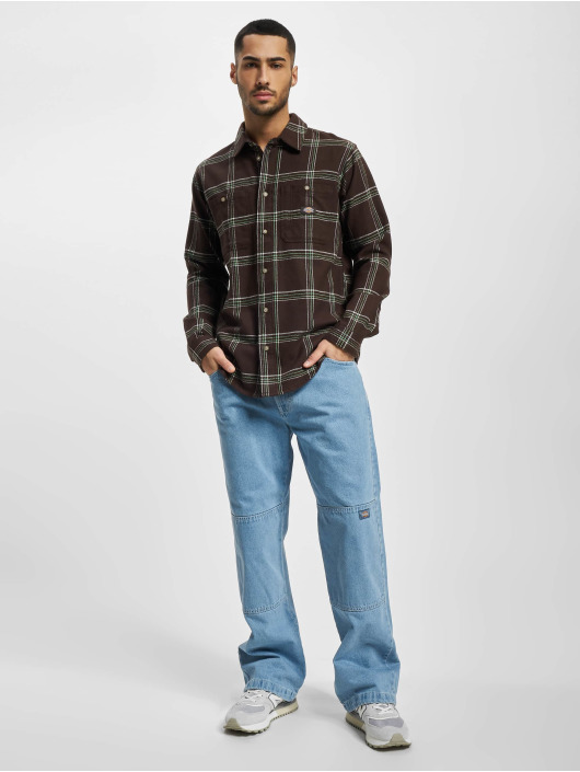 Dickies Straight fit jeans Double Knee Denim Straight blauw