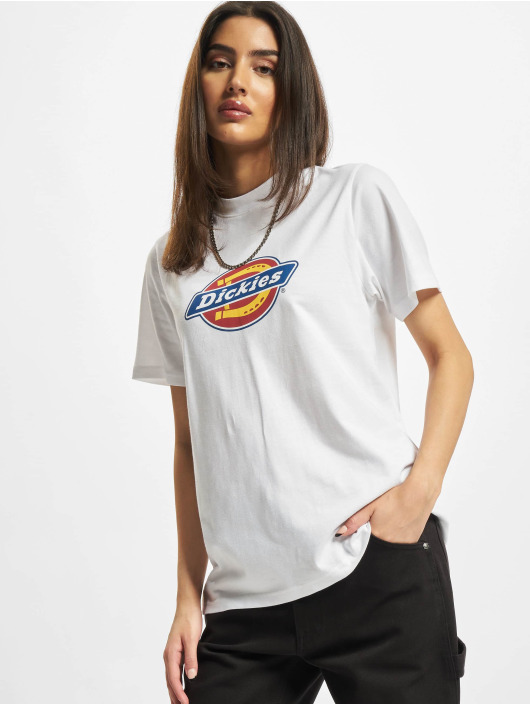 Dickies T-Shirty Icon Logo bialy