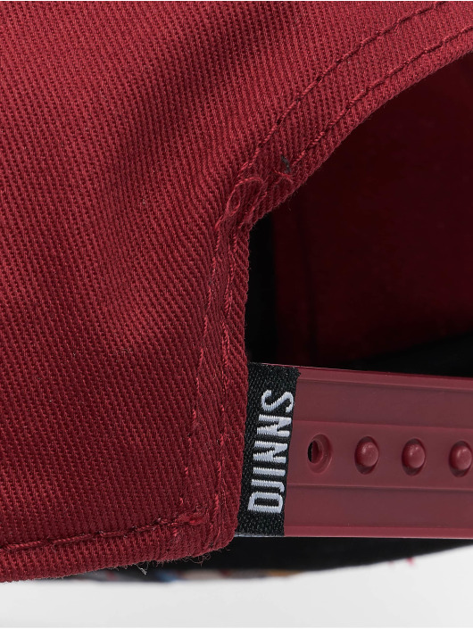 Djinns Casquette Snapback & Strapback 6P Inka Delta Rev rouge