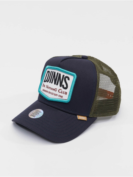 Djinns Casquette Trucker mesh HFT Nothing Club 2 Heatdye bleu