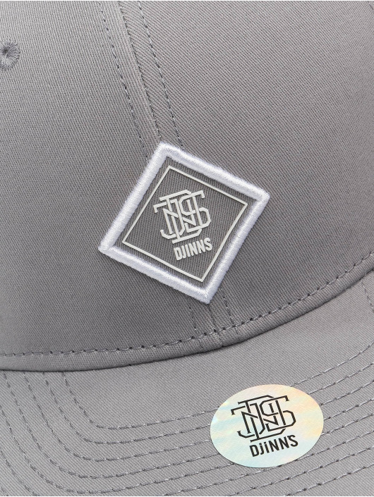 Djinns Gorra Snapback 6 Panel Truefit 2.0 Brushed Twill gris