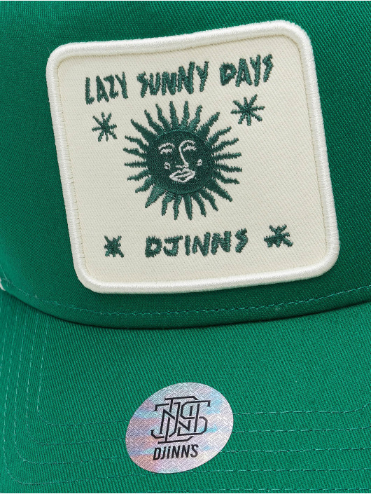 Djinns Gorra Trucker HFT Lazy Sunny Days verde