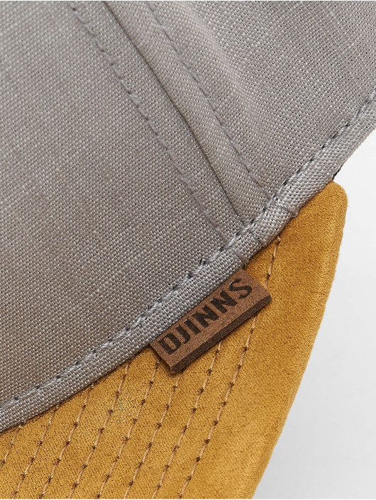 Djinns Snapback Cap 6 Panel Linen 2015 grau