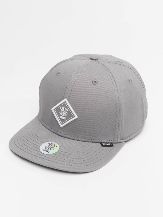 Djinns snapback cap 6 Panel Truefit 2.0 Brushed Twill grijs
