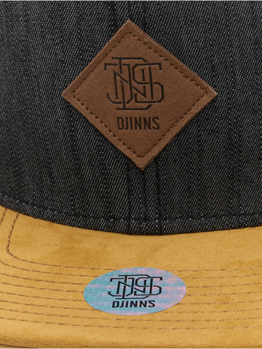 Djinns Snapback Cap 6 Panel Linen 2015 schwarz