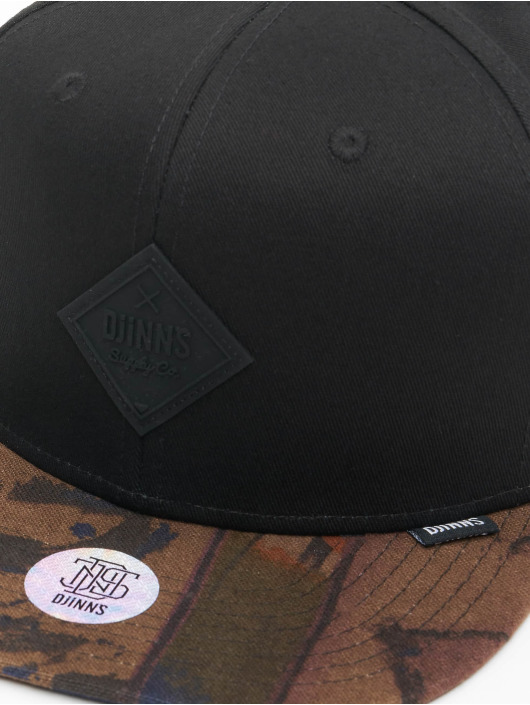 Djinns snapback cap 6 Panel Artyabstract zwart