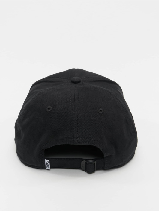 Djinns snapback cap 6 Panel Truefit 2.0 Brushed Twill zwart