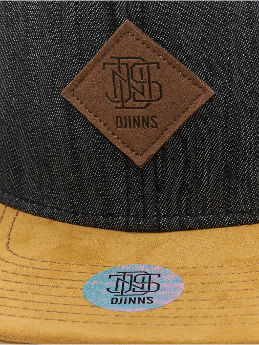 Djinns snapback cap 6 Panel Linen 2015 zwart