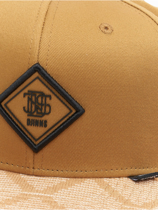 Djinns Snapback Caps 6 Panel Fendolookalike khakiruskea