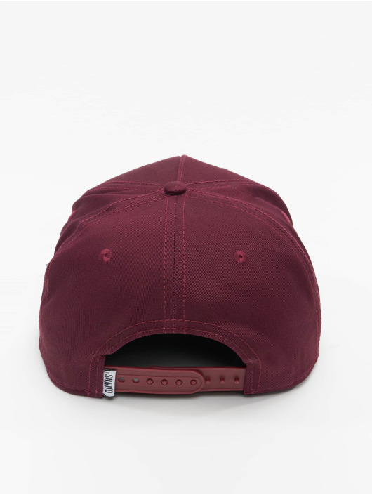 Djinns Snapback Caps 5 Panel Rubber Aztek punainen