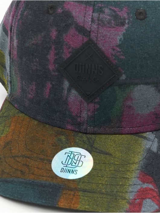 Djinns Snapback Caps 6 Panel Truefit Artyabstract vihreä