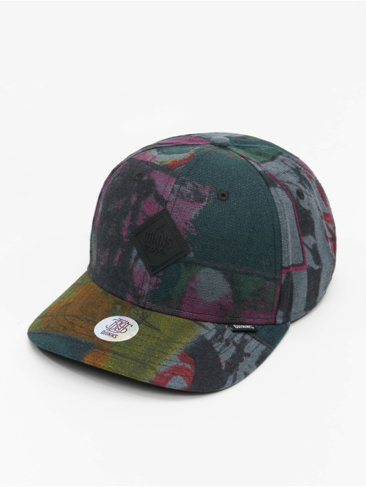 Djinns Snapback Caps 6 Panel Truefit Artyabstract zelený