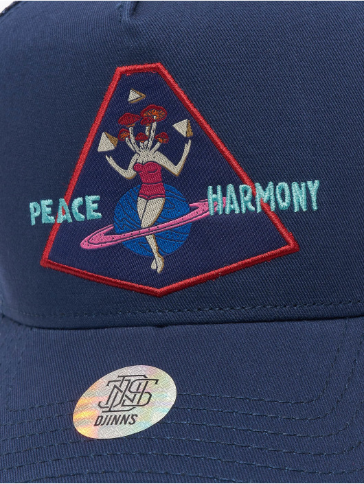 Djinns Trucker Cap HFT Peace And Harmony blu