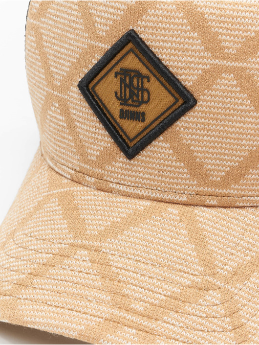 Djinns Trucker Caps HFT Fendolookalike hnědožlutý