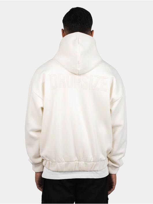 Dropsize Hoodie Super Heavy Oversize Print white