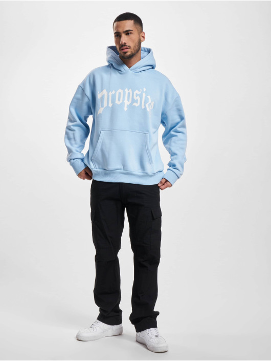 Dropsize Hoody Logo Design blauw